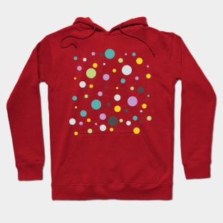 Colorfull Dots and Lines Diagram Hoodie